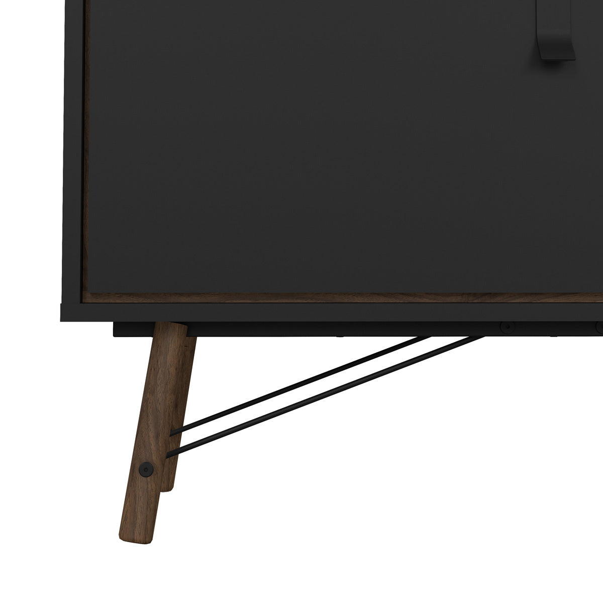 Wooden TV Stand With 1 Door And 1 Drawer - Ry