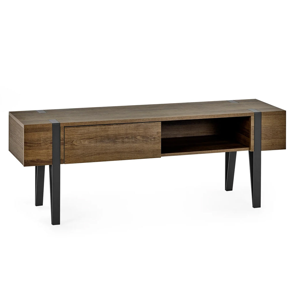 Wooden TV Stand With 1 Drawer - Troy