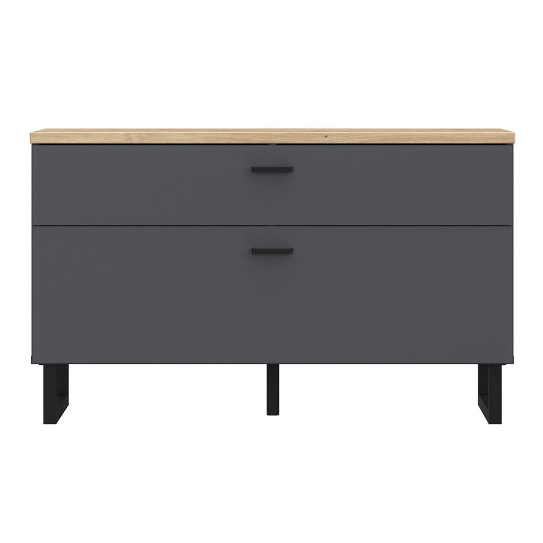 Wooden TV Stand With 1 Flip Door And 1 Drawer - Klara