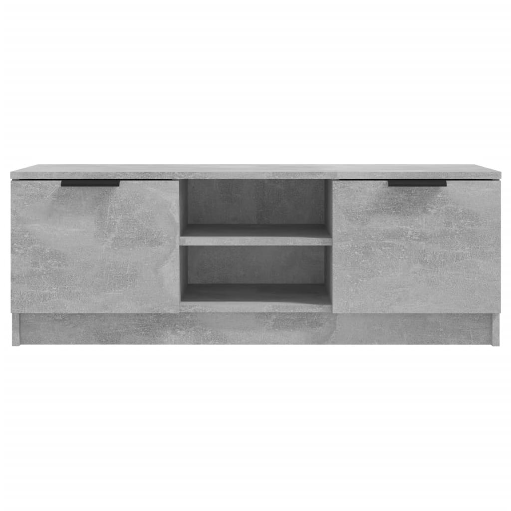 Wooden TV Stand 102cm Wide With 2 Doors - Vantage Home