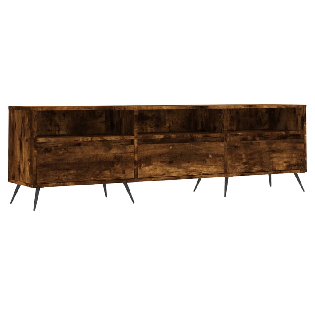 Wooden TV Stand 150cm Wide With 3 Doors - Vantage Home