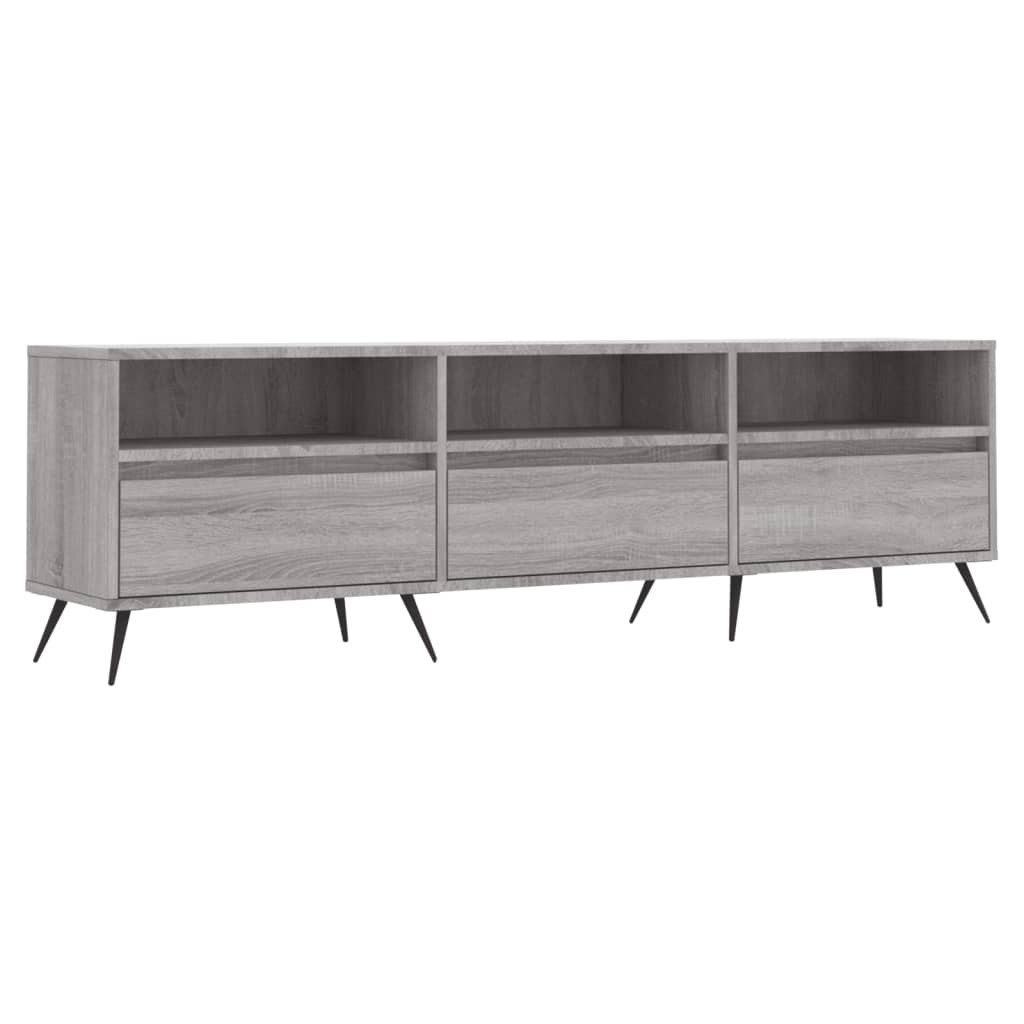Wooden TV Stand 150cm Wide With 3 Doors - Vantage Home