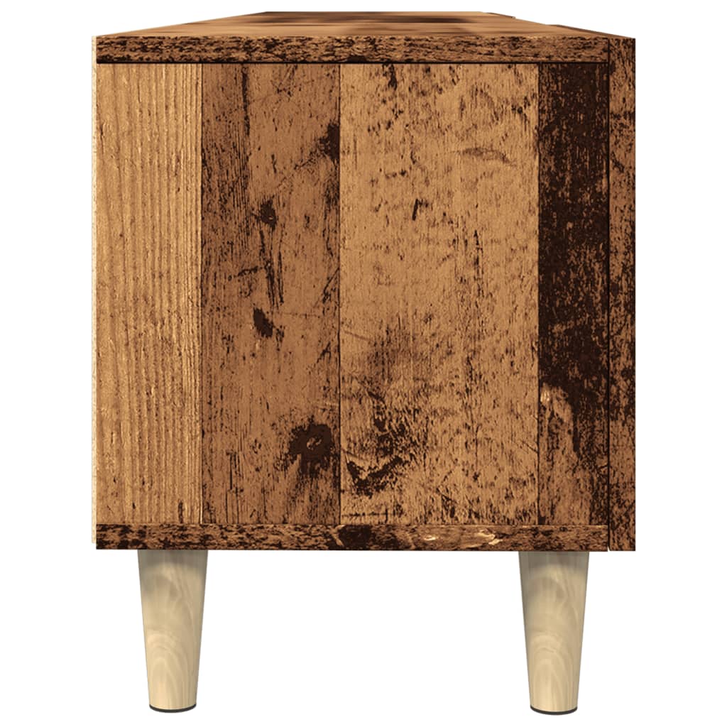 Wooden TV Stand 180cm Wide With 4 Doors - Vantage Home