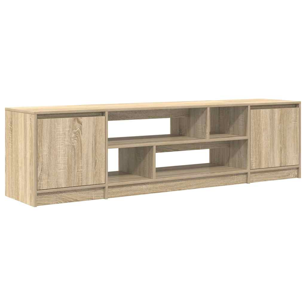 Wooden TV Stand 188.5cm Wide With 2 Doors - Vantage Home