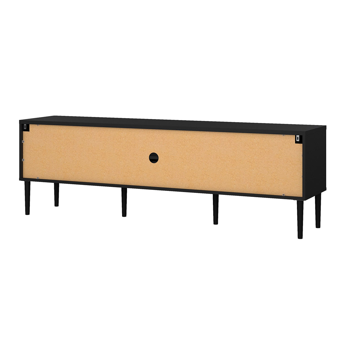 Wooden TV Stand With 2 Doors And 1 Drawer - Media