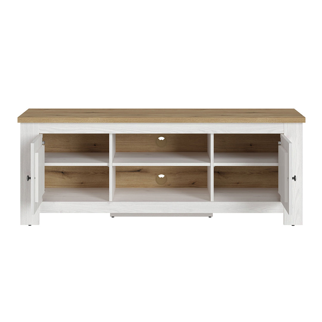 Wooden TV Stand With 2 Doors - Celesto