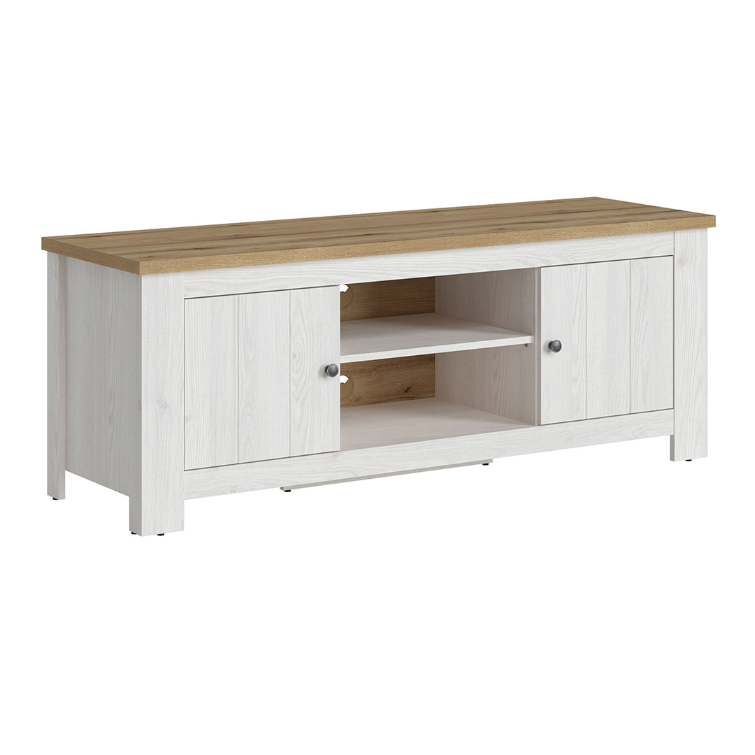 Wooden TV Stand With 2 Doors - Celesto