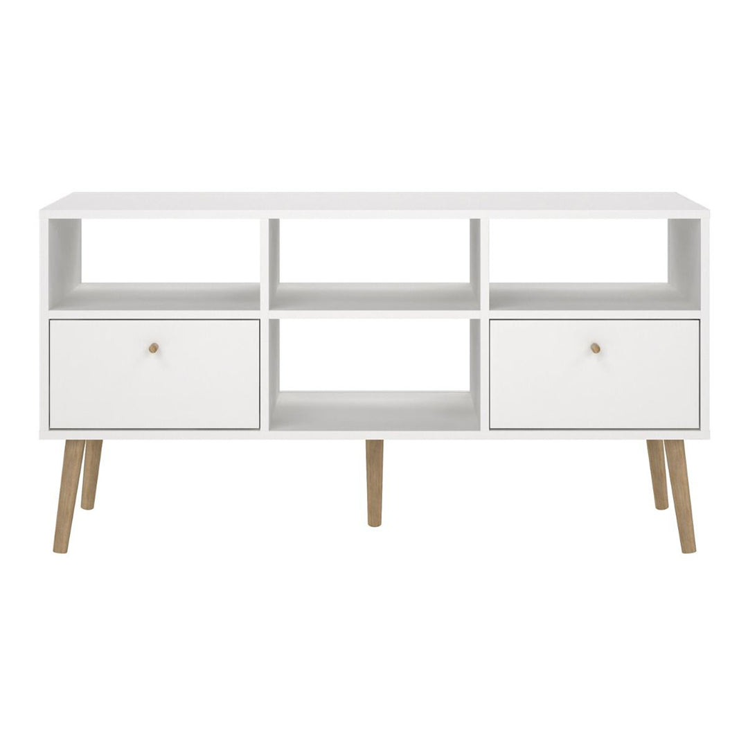 Wooden TV Stand With 2 Drawers - Cumbria