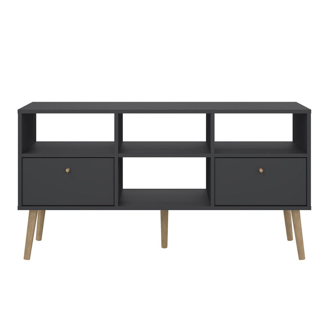 Wooden TV Stand With 2 Drawers - Cumbria