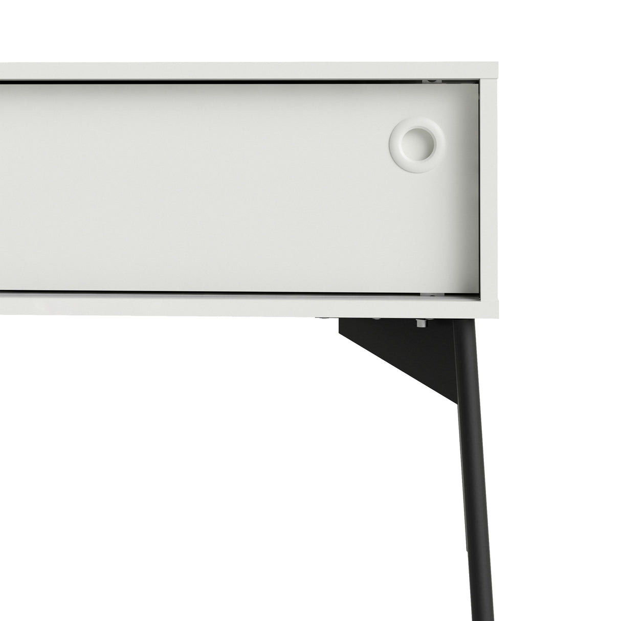 Wooden TV Stand With 2 Sliding Doors And 1 Drawer - Fur