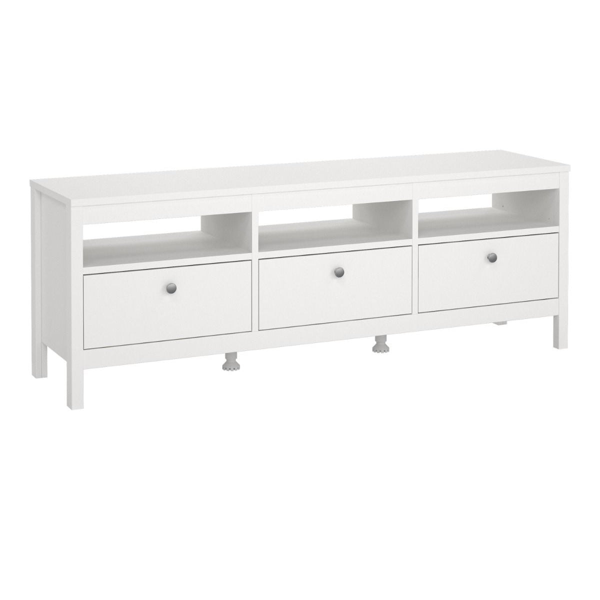 Wooden TV Stand With 3 Drawers - Madrid