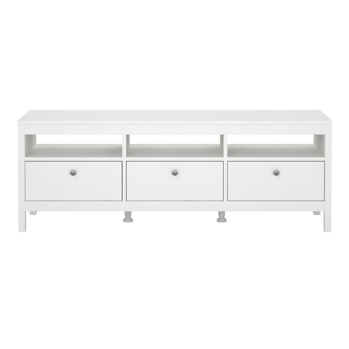 Wooden TV Stand With 3 Drawers - Madrid