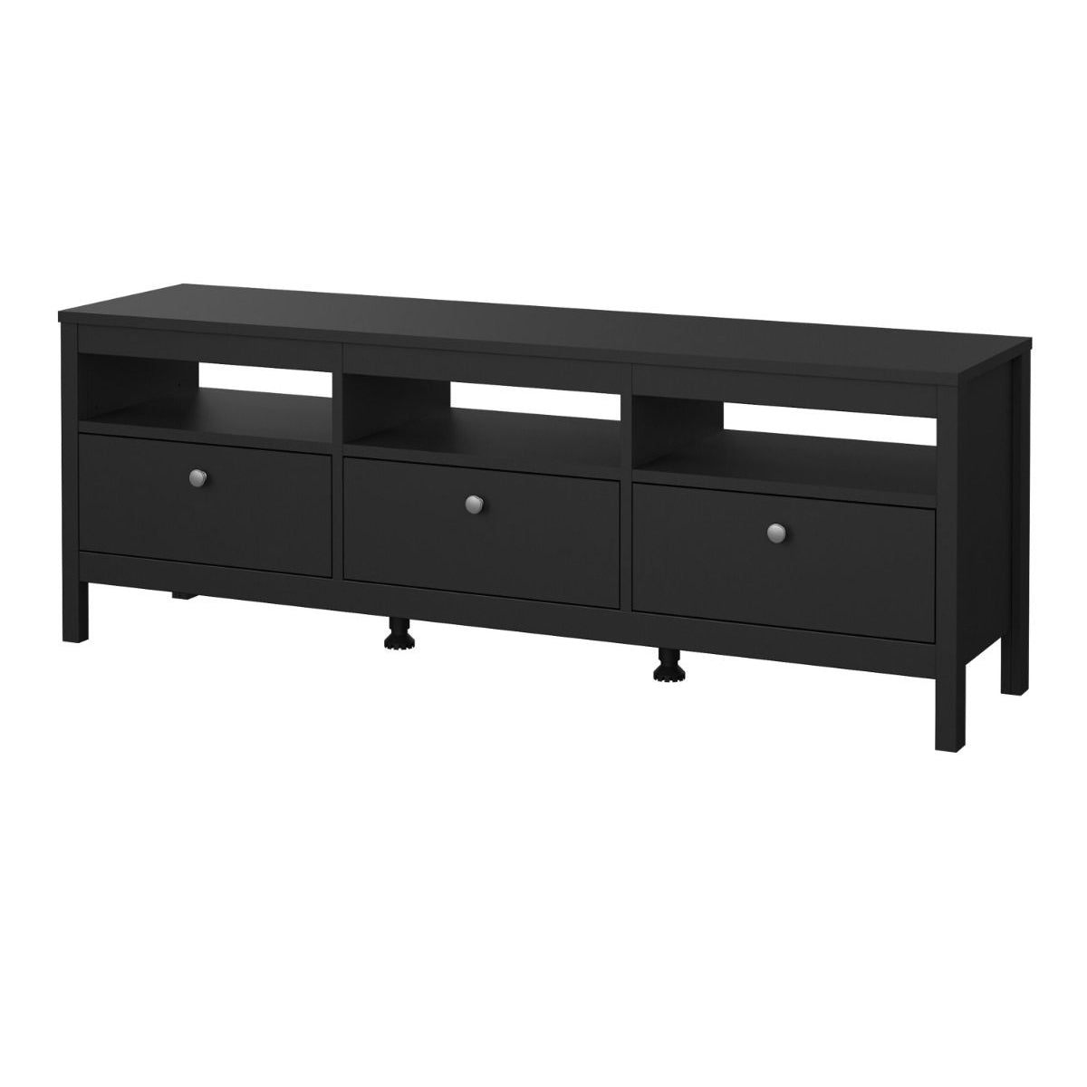 Wooden TV Stand With 3 Drawers - Madrid