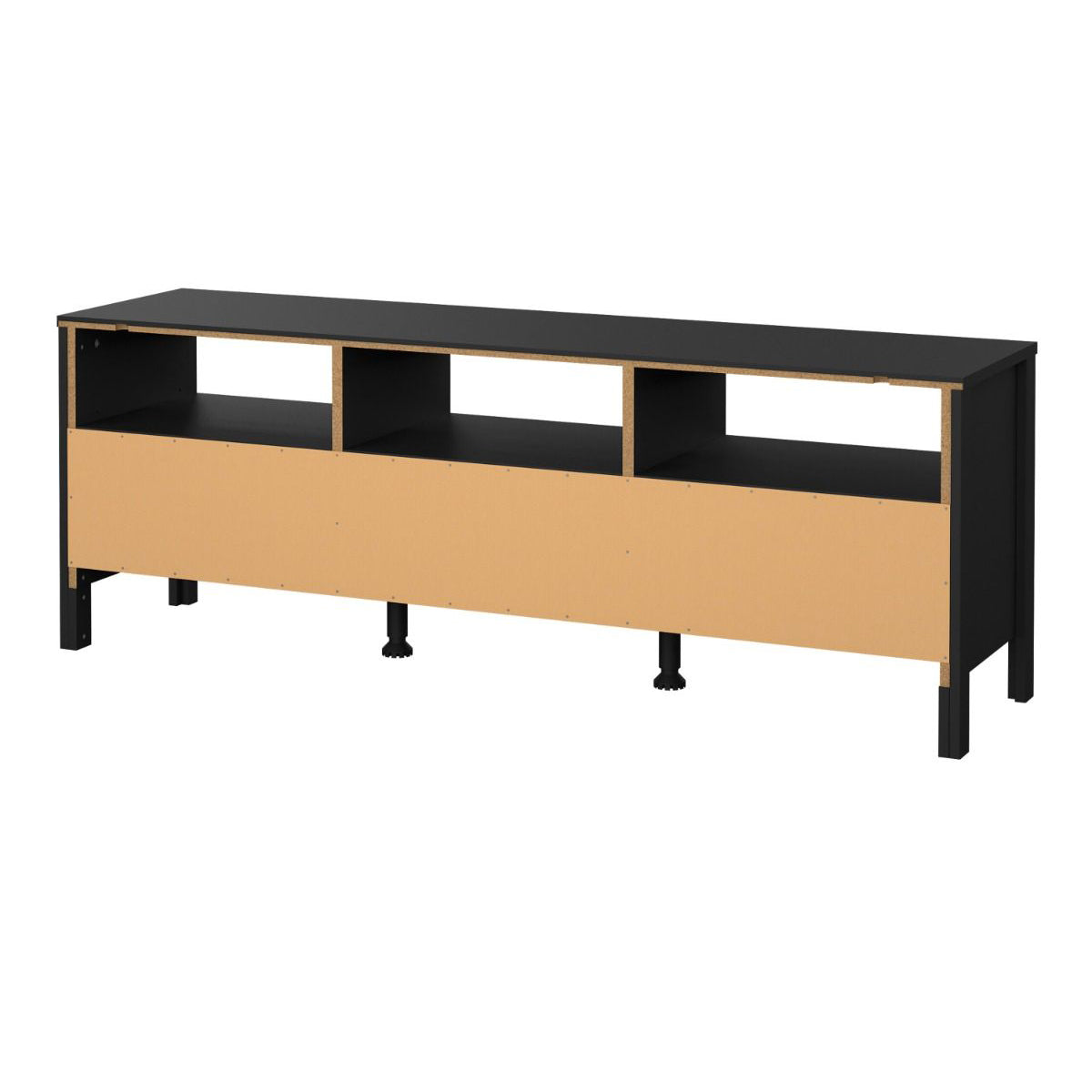 Wooden TV Stand With 3 Drawers - Madrid