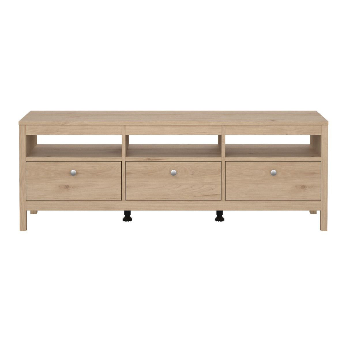 Wooden TV Stand With 3 Drawers - Madrid