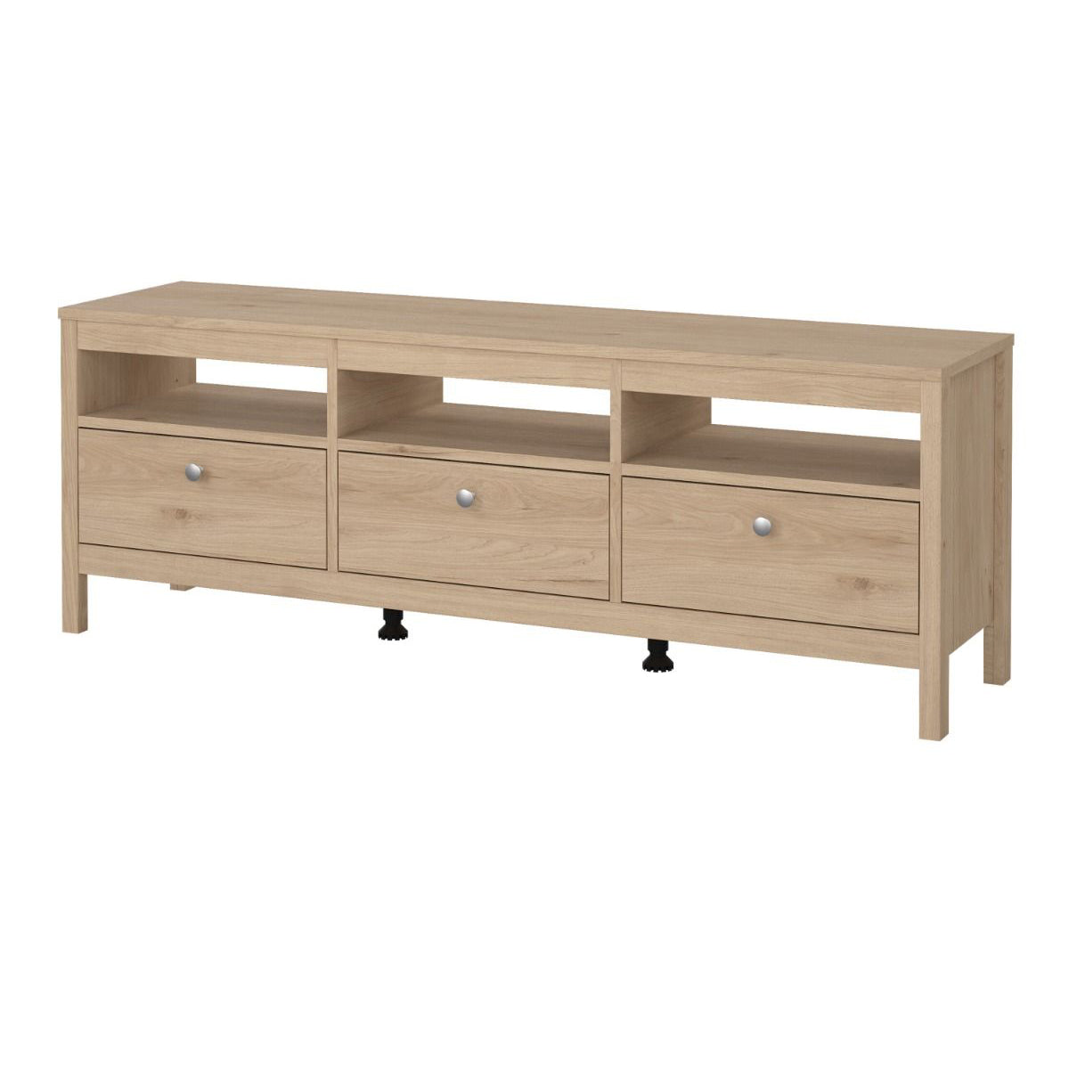 Wooden TV Stand With 3 Drawers - Madrid