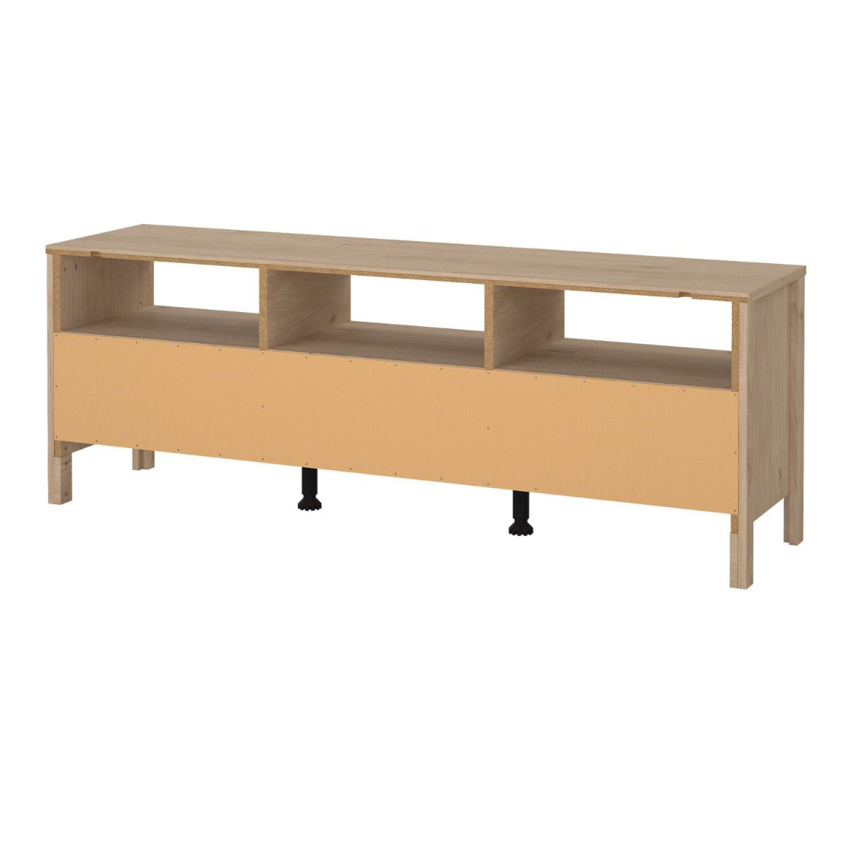 Wooden TV Stand With 3 Drawers - Madrid
