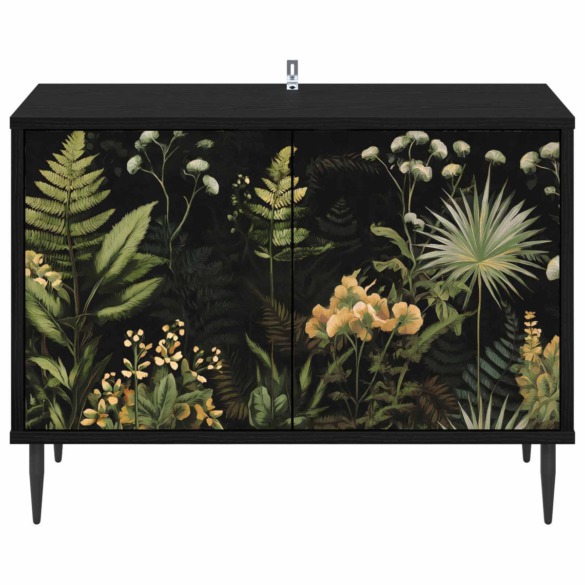 Wooden TV Stand 69cm Wide With 2 Doors And Raised Feet - Rhenen
