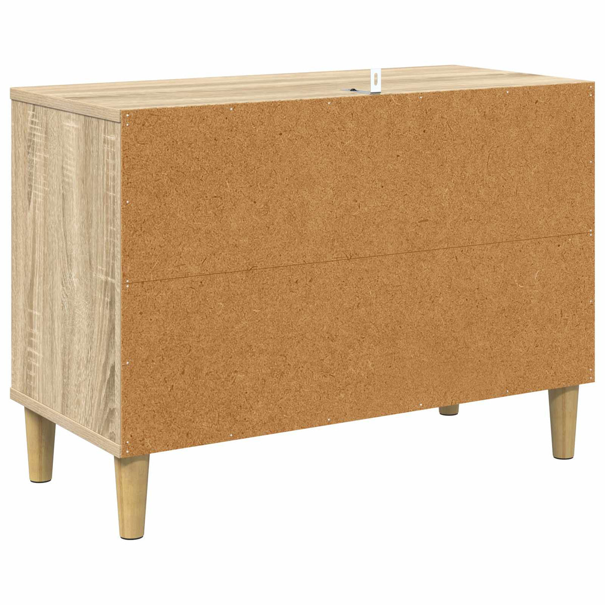 Wooden TV Stand 69cm Wide With 2 Doors - Dokkum