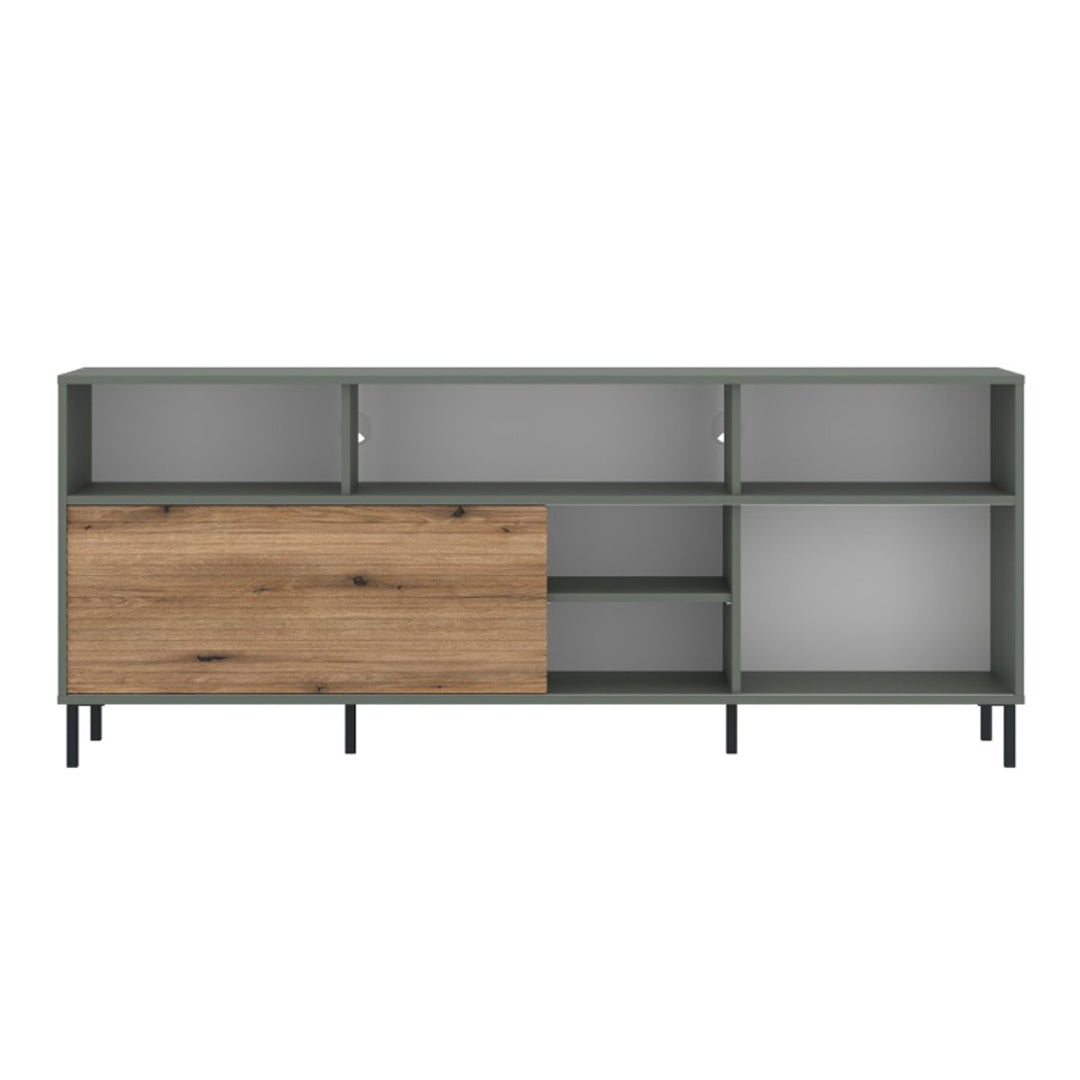 Wooden TV Stand 73cm High With 1 Handless Sliding Door - Darwin