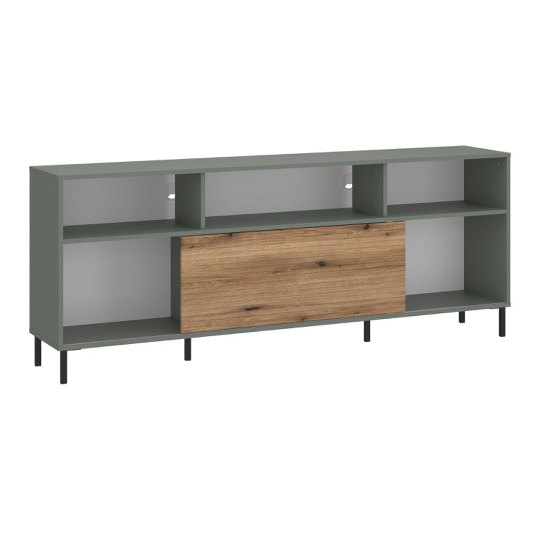 Wooden TV Stand 73cm High With 1 Handless Sliding Door - Darwin