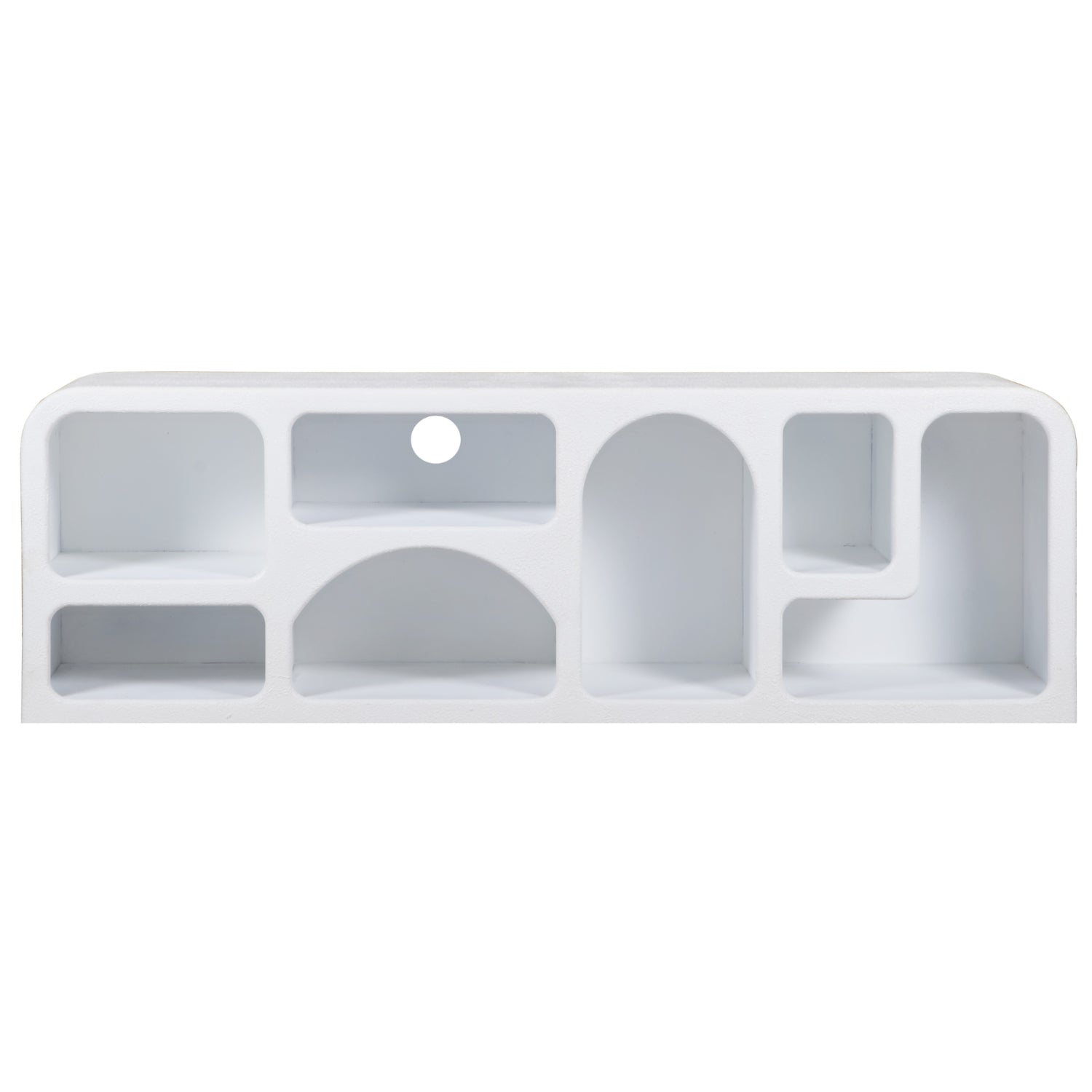 Wooden TV Stand Large in Geometric Design - Geo