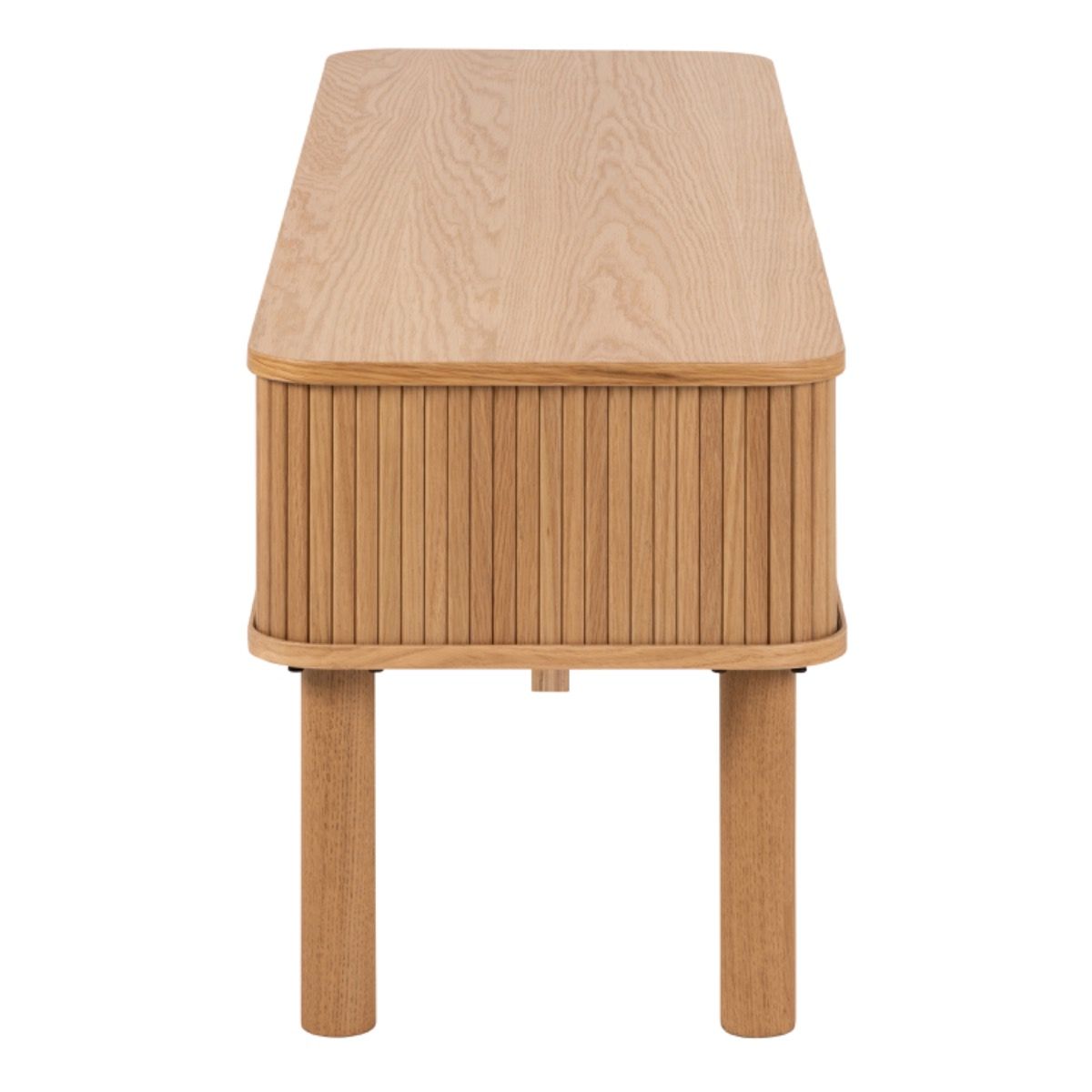 Wooden TV Stand With Sliding Door - Langley