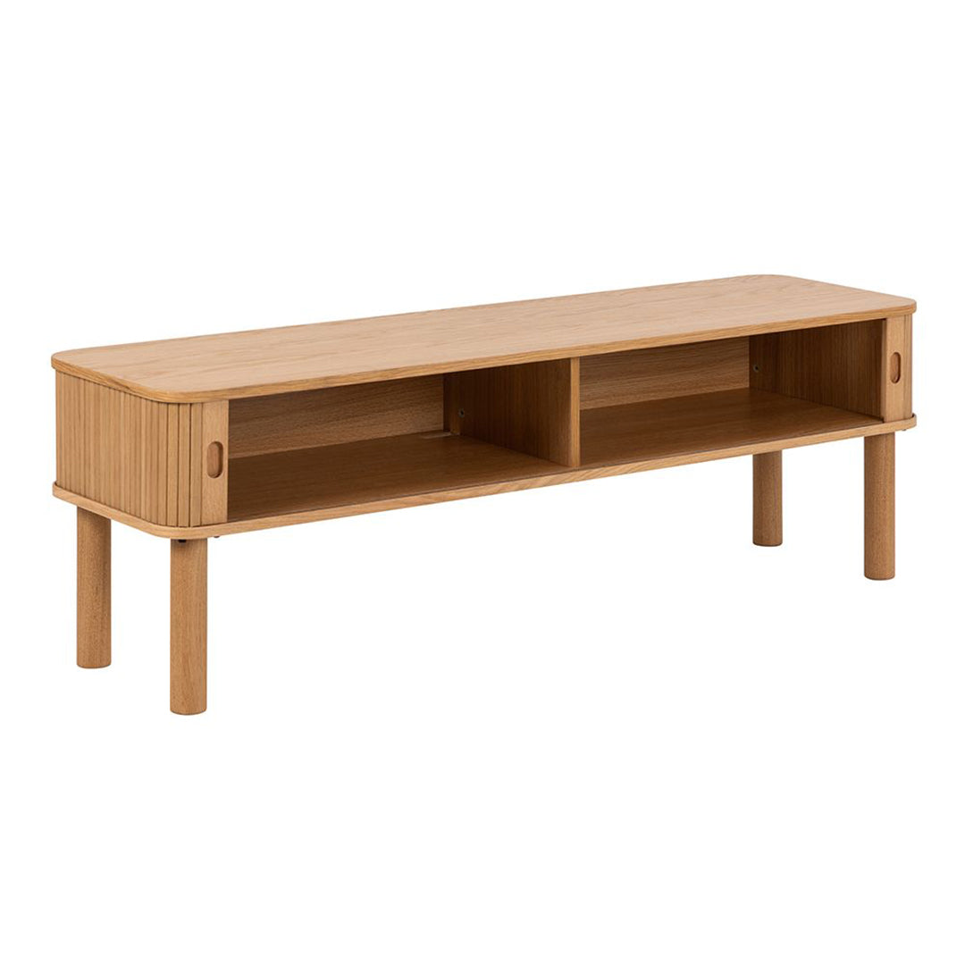 Wooden TV Stand With Sliding Door - Langley