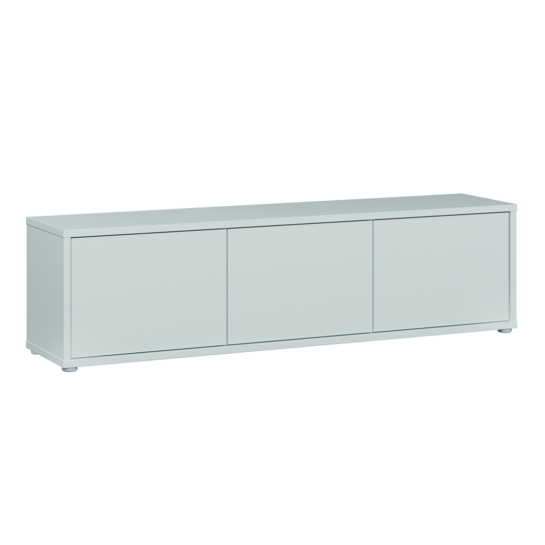 Wooden TV Stand Wide With 3 Push-to-Open Doors - Alice Springs