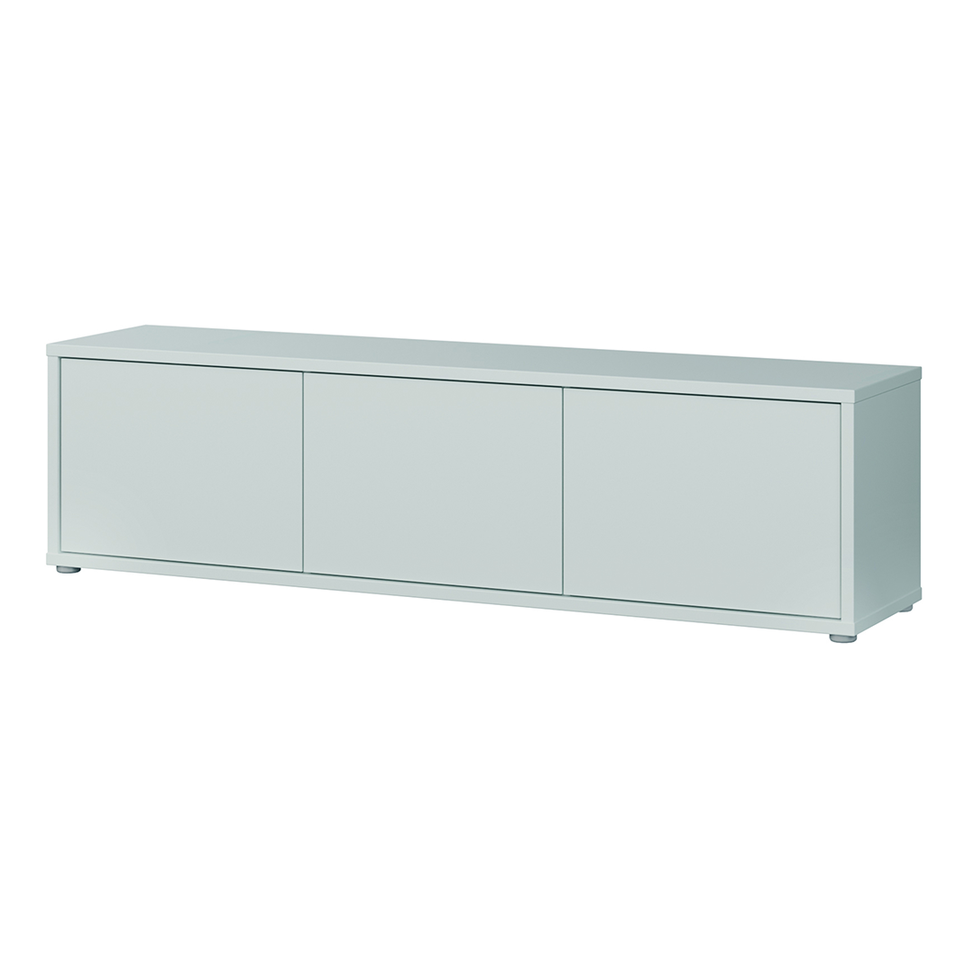 Wooden TV Stand Wide With 3 Push-to-Open Doors - Alice Springs