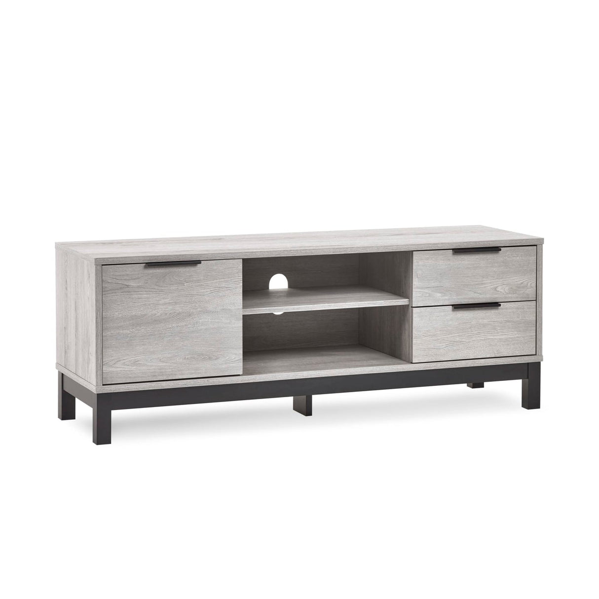 Wooden TV Stand With 1 Door And 2 Drawers - Bali