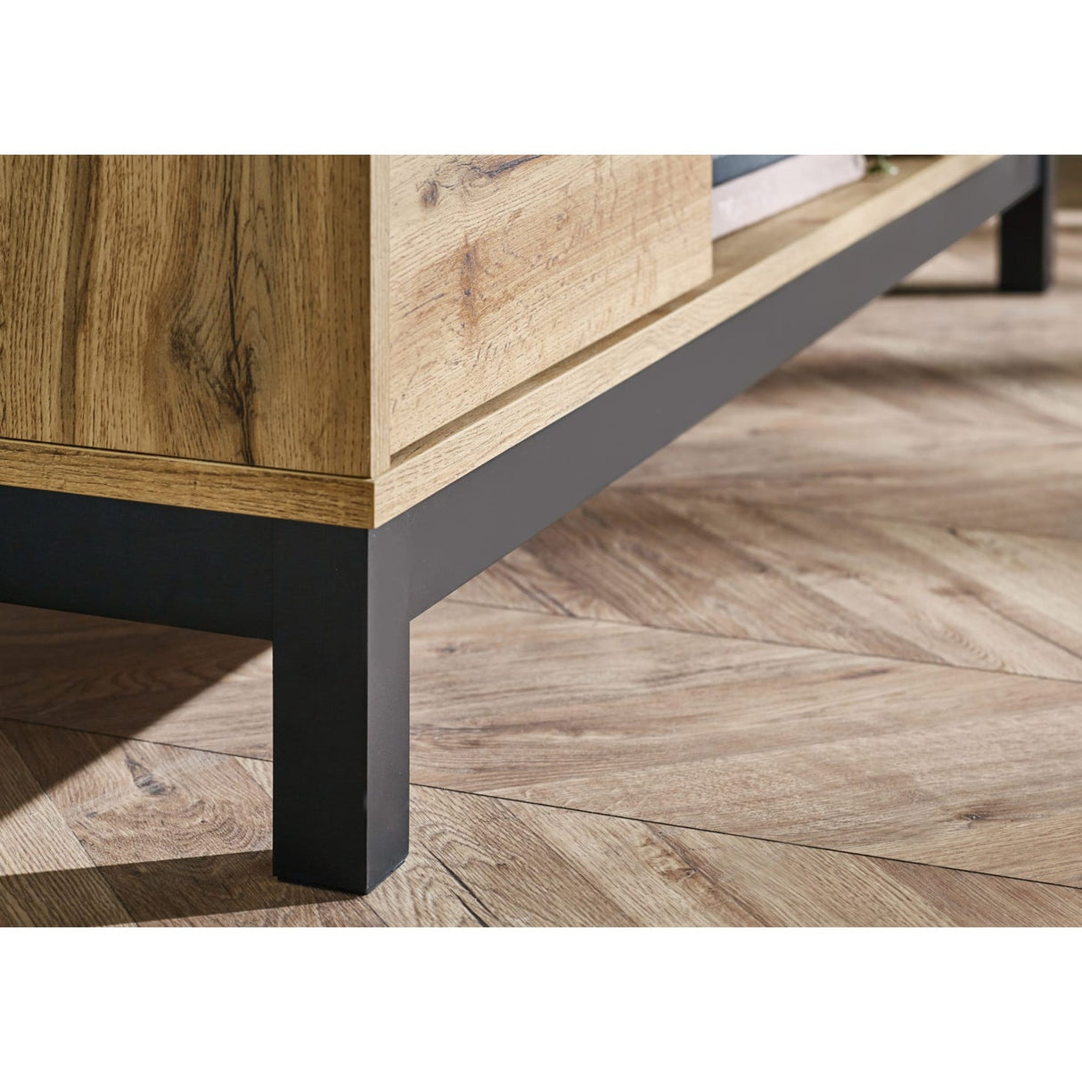 Wooden TV Stand With 1 Door And 2 Drawers - Bali