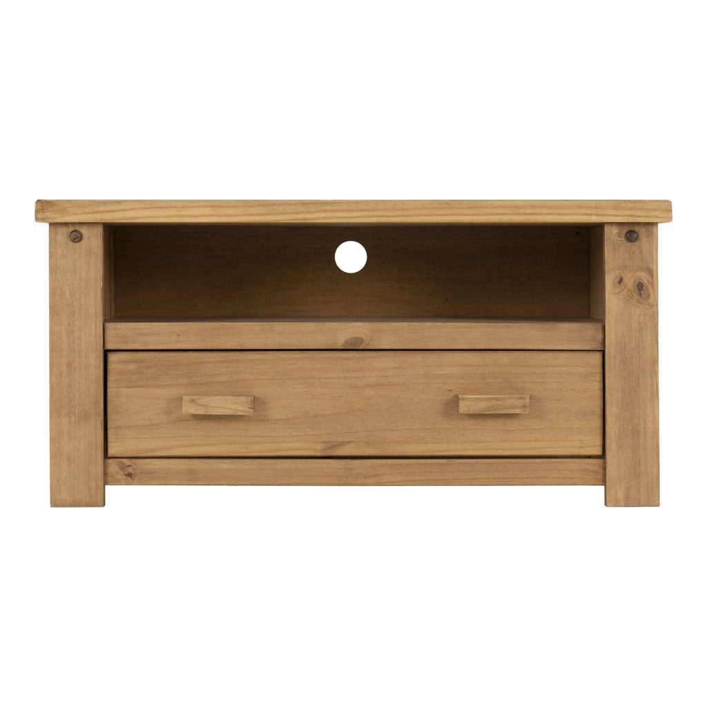 Wooden TV Stand With 1 Drawer - Tortilla
