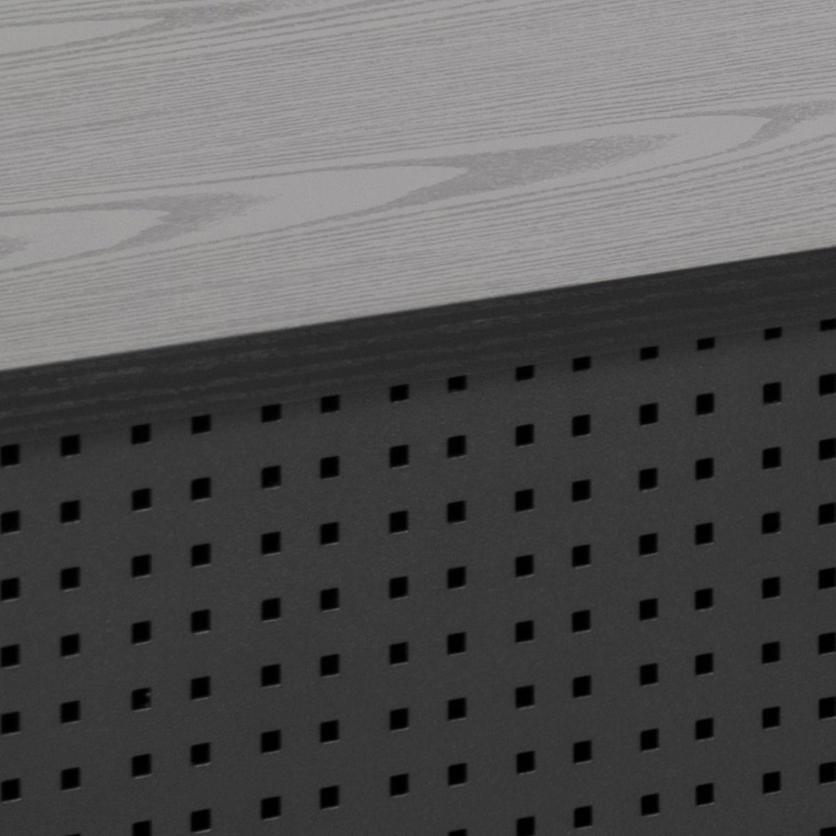 Wooden TV Stand With 1 Mesh Sliding Door - Angus