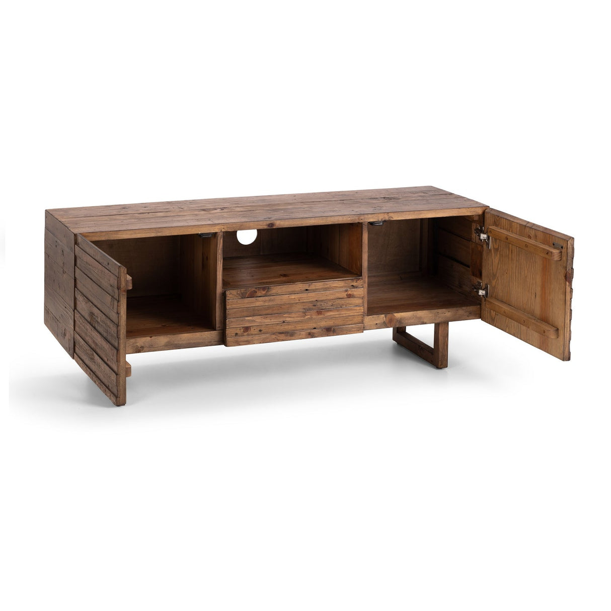 Wooden TV Stand With 2 Doors And 1 Drawer - Woburn