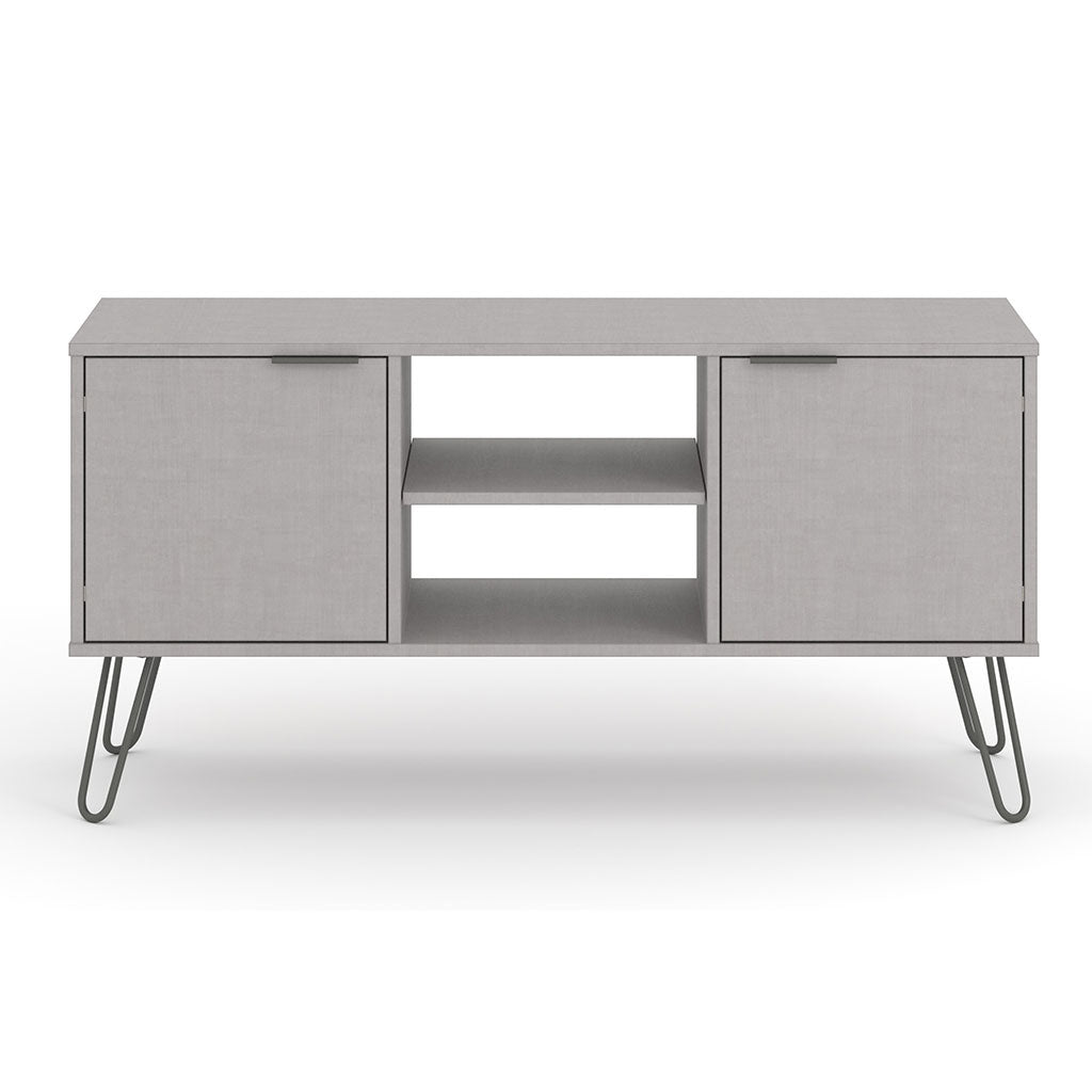 Wooden TV Stand With 2 Doors - Augusta