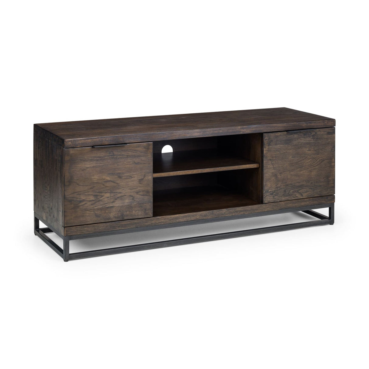 Wooden TV Stand With 2 Doors - Brooklyn