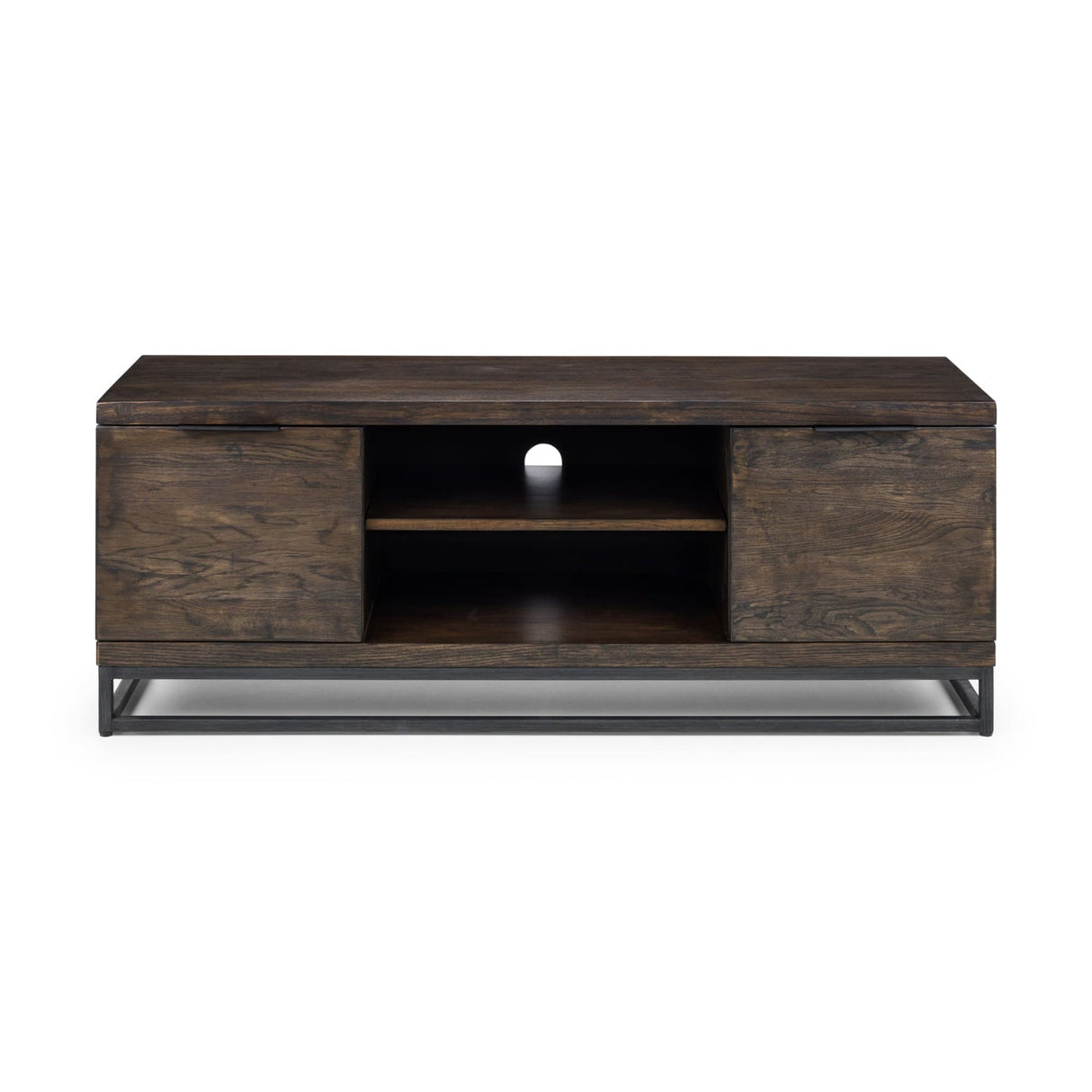 Wooden TV Stand With 2 Doors - Brooklyn