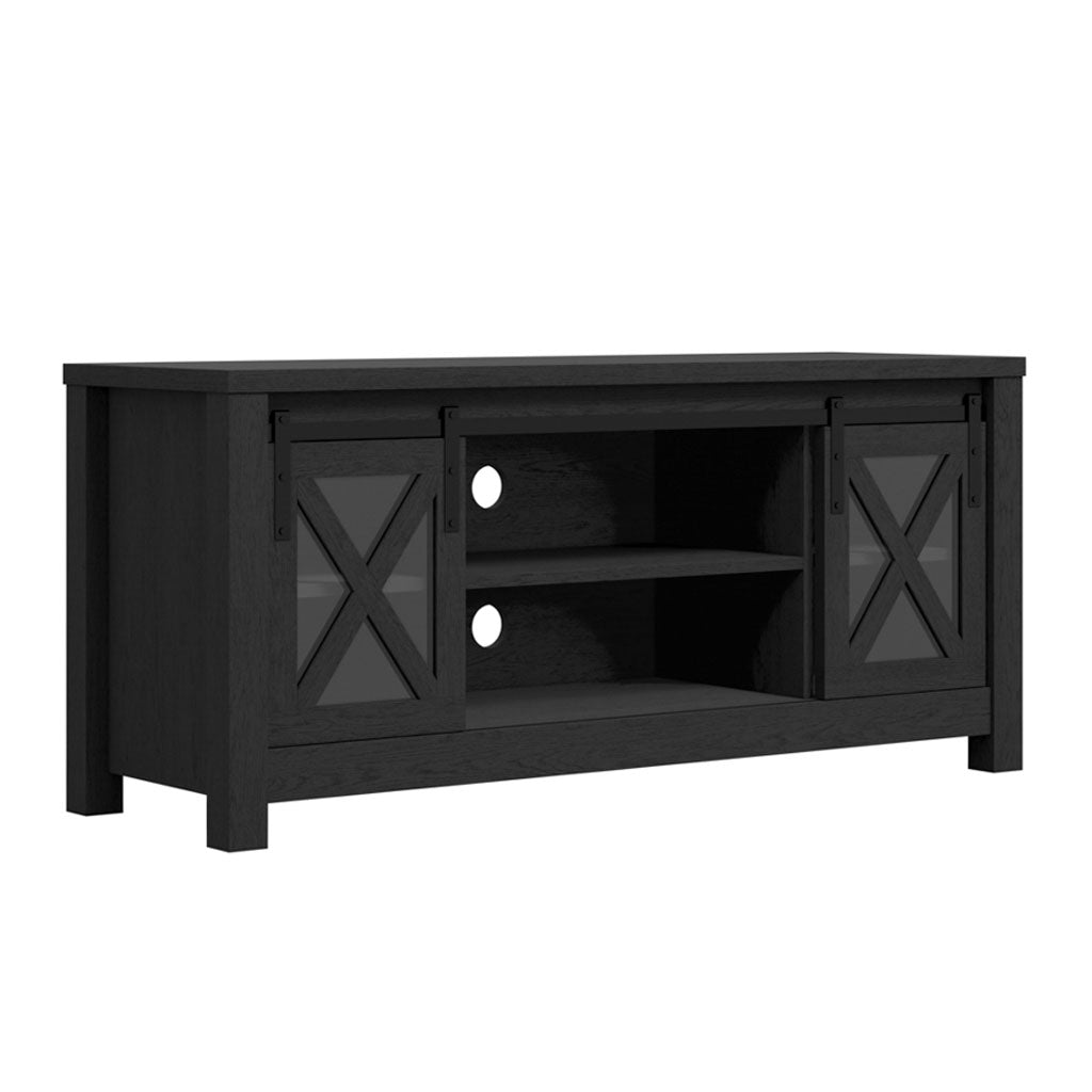 Wooden TV Stand With 2 Doors - Clover