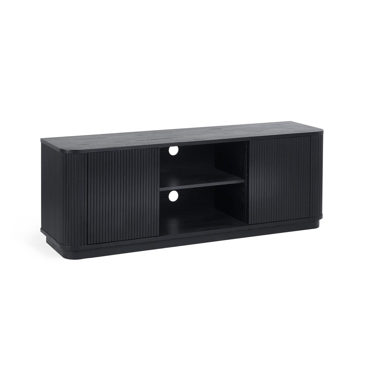 Wooden TV Stand With 2 Doors - Louis