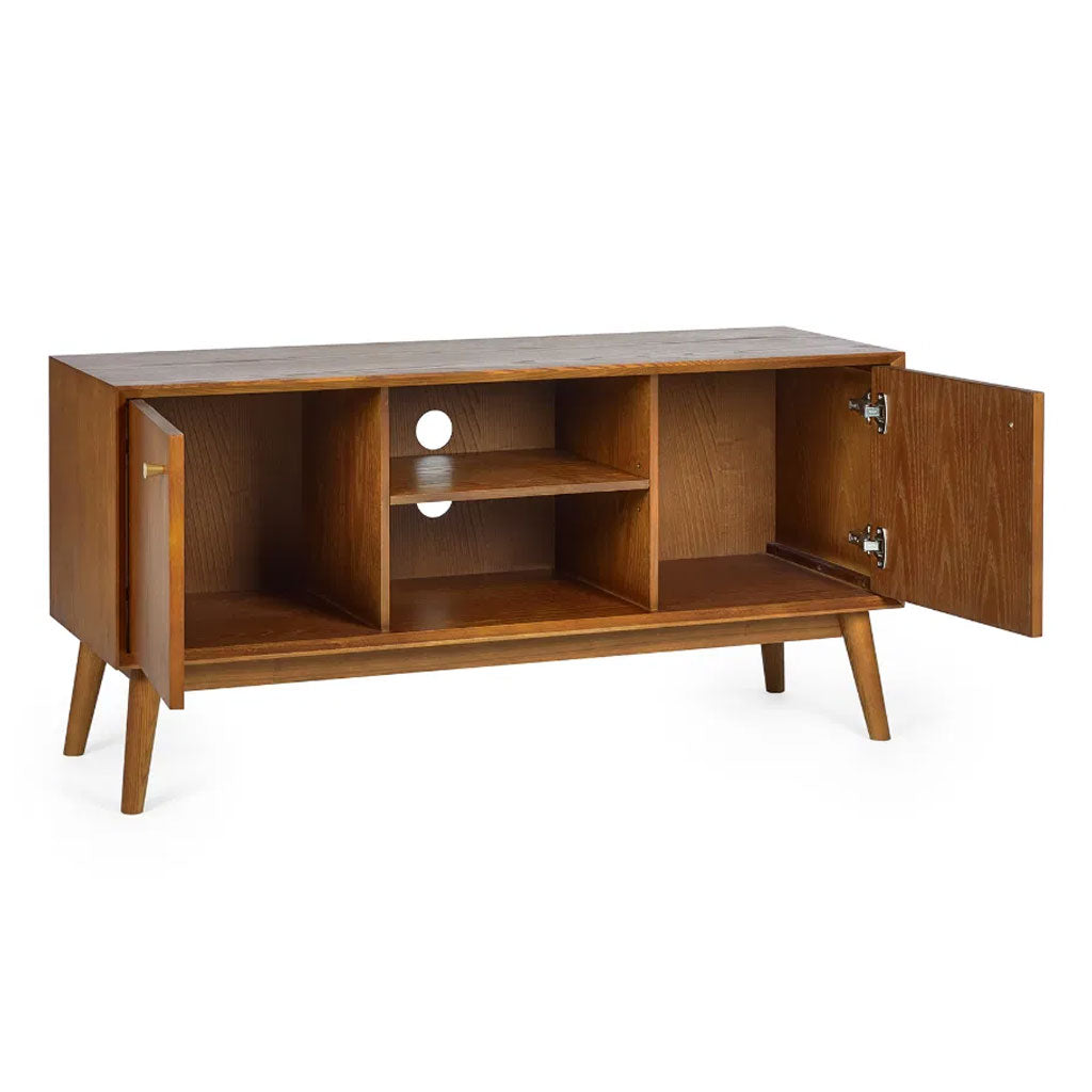 Wooden TV Stand With 2 Doors - Lowry