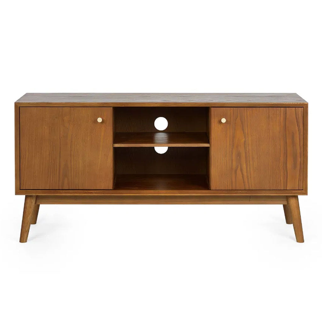 Wooden TV Stand With 2 Doors - Lowry