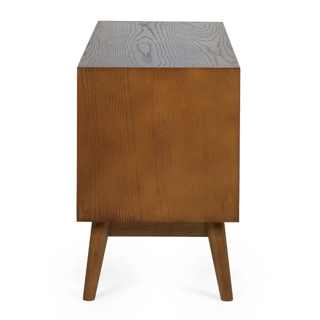 Wooden TV Stand With 2 Doors - Lowry