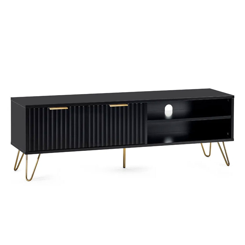 Wooden TV Stand With 2 Doors - Murano