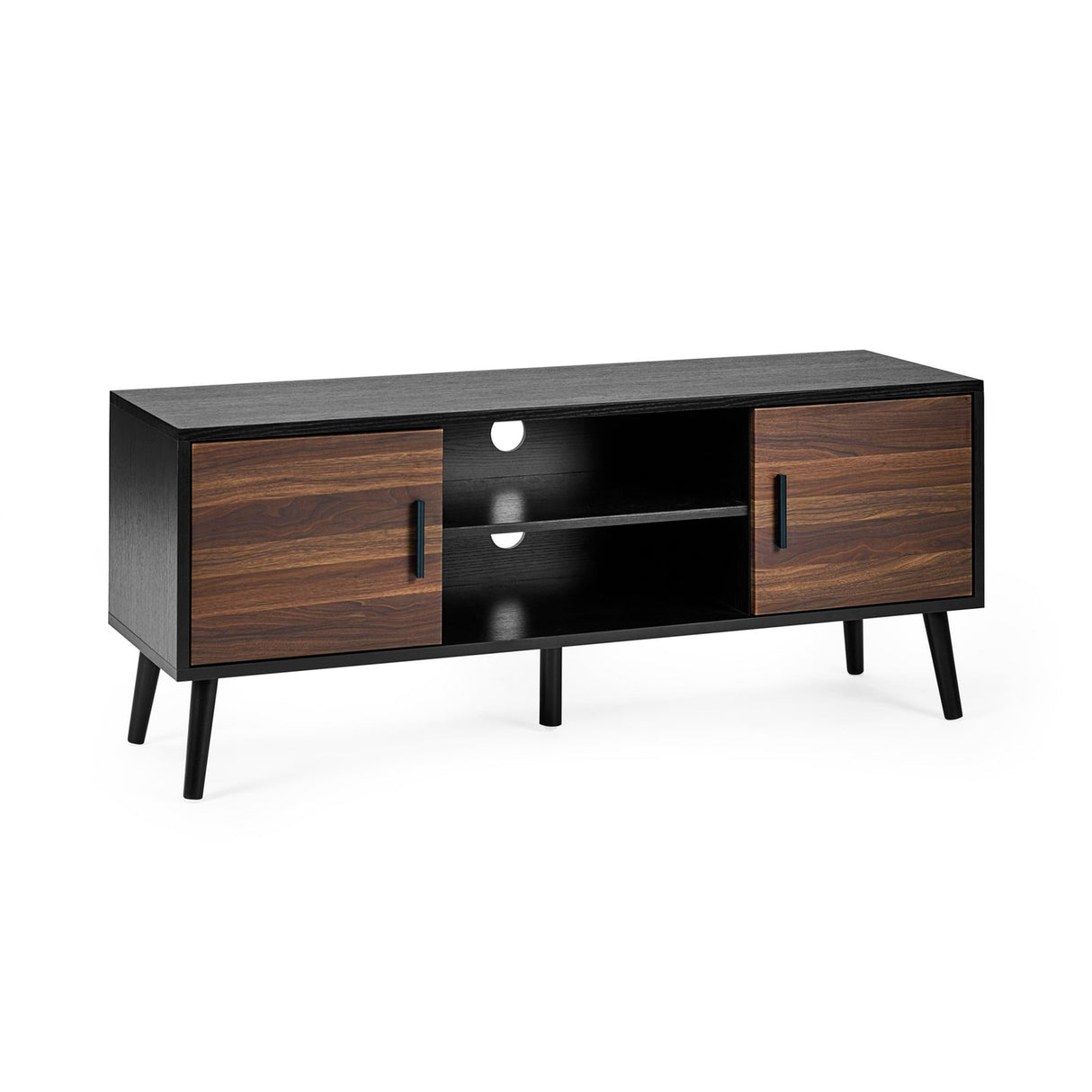 Wooden TV Stand With 2 Doors - Trent