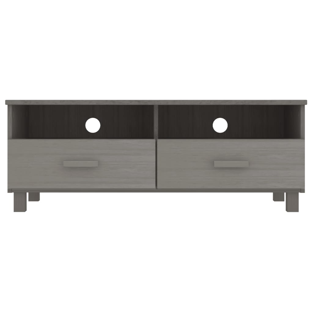 Wooden TV Stand With 2 Drawers - Hamar