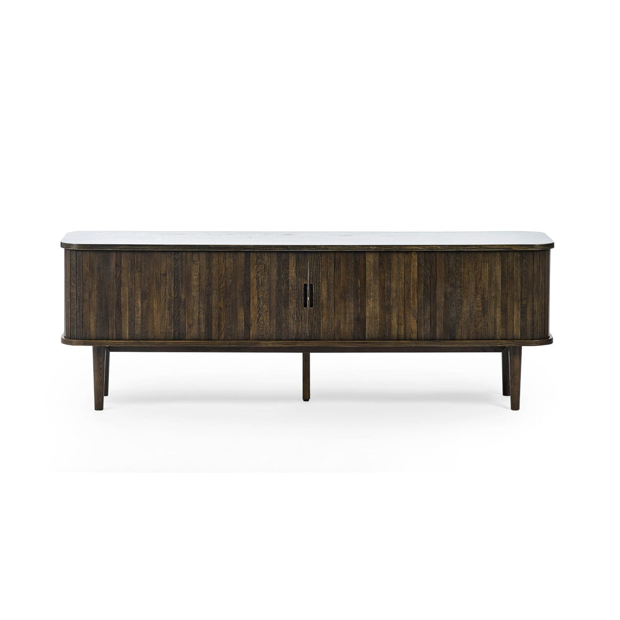 Wooden TV Stand With 2 Sliding Doors - Arya