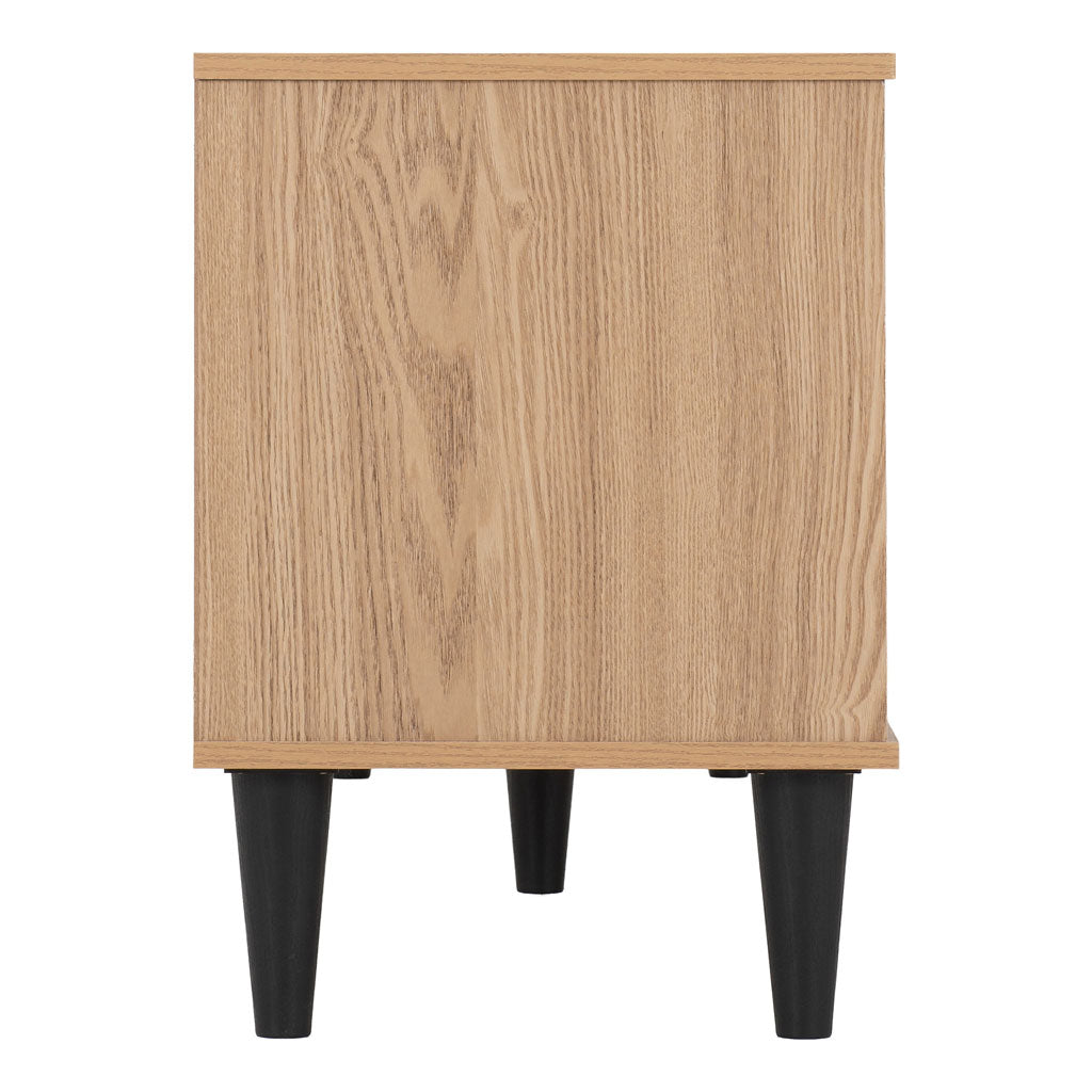 Wooden TV Stand With 3 Doors - Tessa