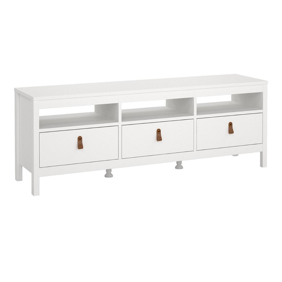 Wooden TV Stand With 3 Drawers - Barcelona