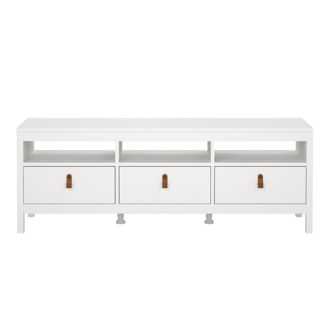 Wooden TV Stand With 3 Drawers - Barcelona